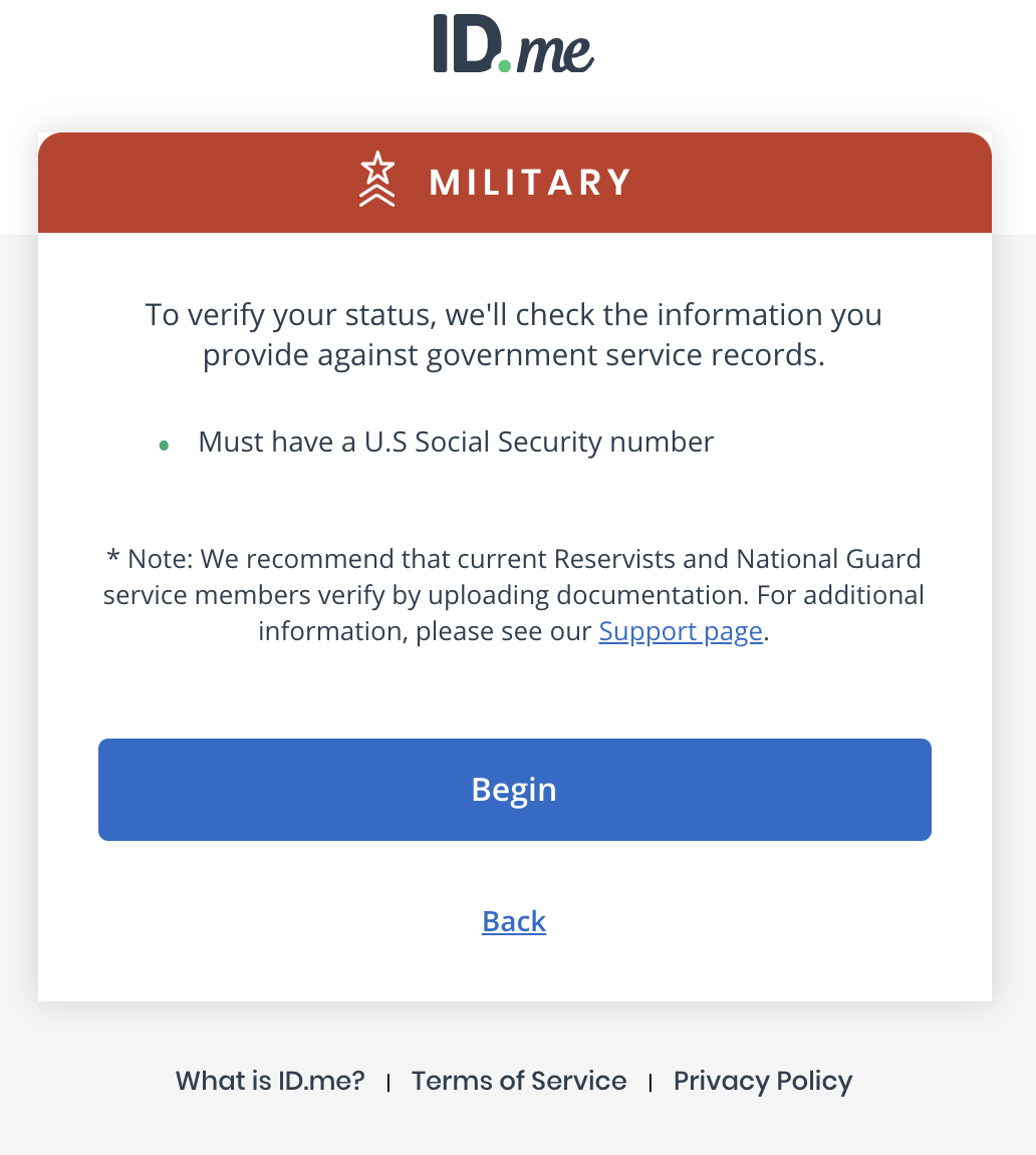 id me military verification